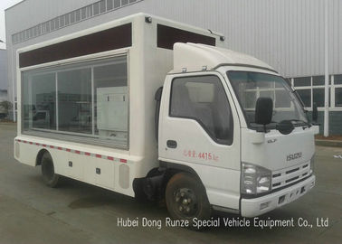 China Mobiele LEIDENE van ISUZU Aanplakbordvrachtwagen met het Scrollen van Licht Vakje voor de ADVERTENTIE van de Verkoopbevordering leverancier