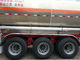44m3 Semi Aanhangwagen 3 van de aluminiumbrandstof As voor Vervoer 40T- 45Ton van de Gezondheidsolie leverancier