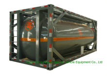 316 roestvrijstalen ISO-tankcontainer 20 FT voor gevaarlijke vloeistoffen wegtransport