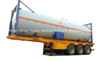 30FT ISO-tankcontainer voor wegtransport LPG-gaspropaan, vloeibare zwaveldioxide, vloeibaar gas, isobutaan, dimethylether 30cbm