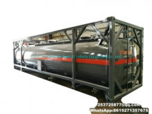 40FT ISO-tankcontainers voor zoutzuur, natriumhypochloriet PE gevoerde tank gebruikt om HCl (max 35%), Naoh (50%), Naclo (15%), H2so4 te bevatten. Hf, H2O2