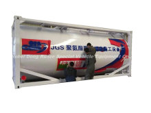 20FT acrylzuur ISO-tank voor opslag Wegtransport Propenoïnezuur (formule C3H4O2; Moleculair CH2CHCOOH)
