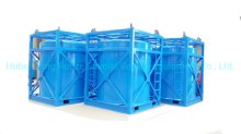 Hydrofluoric acid draagbare IBC-tankcontainer 5cbm-10cbm Staalgevoerde LLDPE-tank Gebruikt voor: HCl, Naoh (max 50%), Naclo (max 10%), PAC