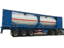 Aangepaste klasse 8 corrosiewerende tankcontainers 20FT 40FT Professional voor brandstof, zuur wegtransport met motorpomp