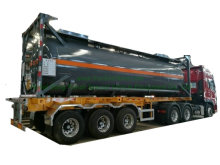 Un 1789 Isotank 30FT voor tankcontainer Wegtransport Zoutzuur (zoutzuur sterk zuur Hydroniumchloride, HCl) 28.000 liter