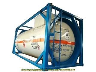 20FT ISO tankcontainers voor vloeibaar chloor 21.670 liter (CL2)