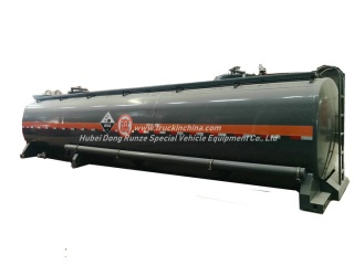30FT 40FT zoutzuur ISO-tankcontainer 26KL -28KL stalen tank bekleed LDPE 16 mm