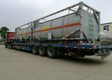 China 20ft Zoutzuur, van de Tankcontainers van het Natriumhypochloriet Gevoerde PE 16mm Staal leverancier
