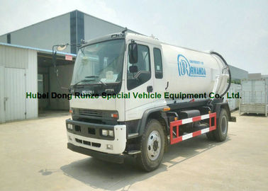 China De Septische Vacuümvrachtwagens van ISUZU/de Vrachtwageneuro 5 Motor 205HP van de Rioolzuiging leverancier