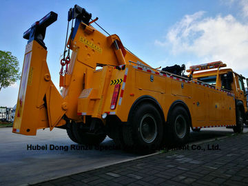 China HOWO het Slepenvrachtwagen van Wreckers van de 50 Ton Op zwaar werk berekende Rotator met 360 Graadomwenteling leverancier
