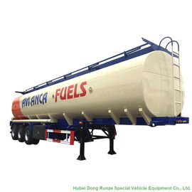 China Van de het Vervoertank van de Koolstofstaalolie van de de Aanhangwagen Trias de Zware Capaciteit 30000L-45000L leverancier