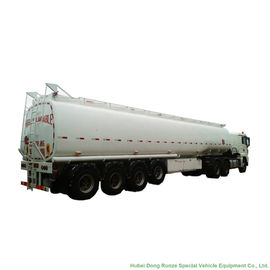 China 45m3 Semi de Aanhangwagen Trias van de aluminiumtank voor Diesel, Olie, Benzine, Brandstofvervoer leverancier