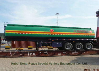 China Vloeibare Brandbare Tank Semi Aanhangwagen 3 Assen voor Diesel, Olie, Benzine, Kerosine45000liters Vervoer leverancier