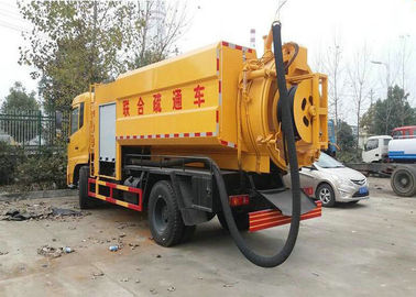 China DongFeng Septisch Vacuümvrachtwagens Gecombineerd Uitwerpen, de Vrachtwagen 8000L van de Rioleringsinzameling leverancier