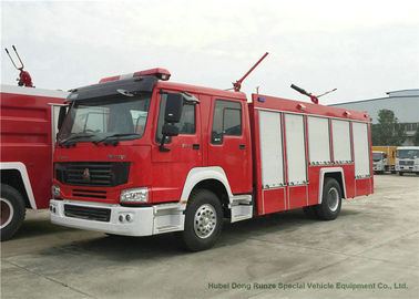 China Howo 4x2 Brandbestrijdingsvrachtwagen met Maximum Snelheid 102km/h van het 1000 Liter de Droge Poeder leverancier
