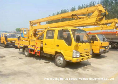 China ISUZU 16m Vrachtwagen zette de Gearticuleerde Lucht Hoge Prestaties van het Werkplatforms op leverancier