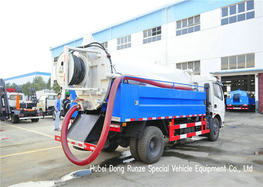 China Vacuümuitwerpenvrachtwagen met de Pomp en Vacuümpomp 5500Liters van het Hoge drukuitwerpen leverancier