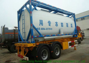 China ISO-Tankcontainer met hoge weerstand voor Ethyleenglycol, de Bulk Vloeibare Container van ISO leverancier