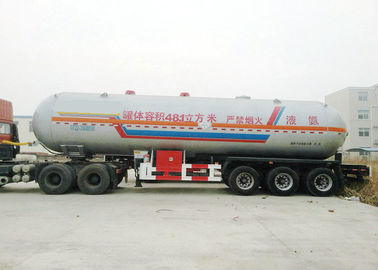 China De Semi Aanhangwagen van de triassentank voor Vloeibare de Ammoniakvervoer van 40000L- 48000L leverancier
