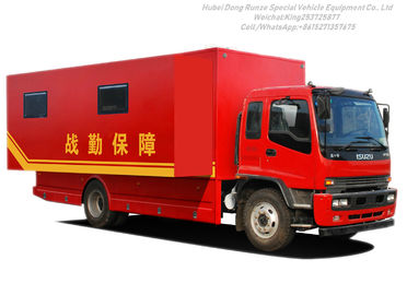 China Openlucht Mobiele het Kamperen van ISUZU Vrachtwagen met Woonkamer leverancier