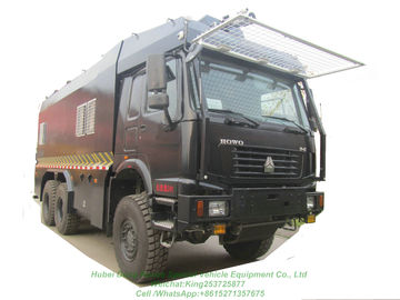 China HOWO Alle Wielen slaat de Vrachtwagen van het de Politiewaterkanon van de Weg6x6 anti-Rel het Aanpassen af leverancier