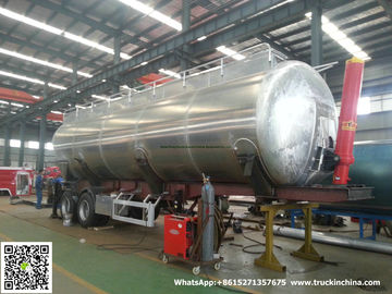 China Het Tarwemeel Bulktanker van de aluminiumlegering Met het Tippen van Hydraulische Cilinder (6000USG-10000USG) whApp: +8615271357675 leverancier