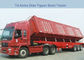 Zijkippersaanhangwagen - de Op zwaar werk berekende Vrachtwagen van de Kipwagen Semi Aanhangwagen voor Zand - Mijnvervoer 3 Assen 50 -60T leverancier