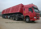 Zijkippersaanhangwagen - de Op zwaar werk berekende Vrachtwagen van de Kipwagen Semi Aanhangwagen voor Zand - Mijnvervoer 3 Assen 50 -60T leverancier