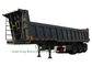 De op zwaar werk berekende Vrachtwagen van de Kipwagen Semi Aanhangwagen voor Zand - de 3-assen van het Mijnvervoer breng Kippers Semi Aanhangwagen 45 groot - 60T leverancier