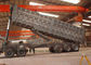 De op zwaar werk berekende Vrachtwagen van de Kipwagen Semi Aanhangwagen voor Zand - de 3-assen van het Mijnvervoer breng Kippers Semi Aanhangwagen 45 groot - 60T leverancier