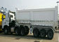 De op zwaar werk berekende Vrachtwagen van de Kipwagen Semi Aanhangwagen voor van de de vorm Hydraulische stortplaats van 3 Assenu de Kippersaanhangwagen 45 - 50 Ton leverancier