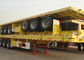 De commerciële Flatbed Aanhangwagens voor Containervervoer met 12 verdraaien Sloten en 12 Banden 50T leverancier