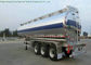 3 drinkt de de Tanker Semi Aanhangwagen van het asroestvrije staal voor Water, Bier, Melk, Voedselvervoer leverancier
