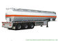 SKD 3 de Tanker Semi Aanhangwagen van het Asroestvrije staal voor Olie/Diesel/Benzine/Kerosine leverancier