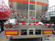 44m3 Semi Aanhangwagen 3 van de aluminiumbrandstof As voor Vervoer 40T- 45Ton van de Gezondheidsolie leverancier