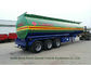 Vloeibare Brandbare Tank Semi Aanhangwagen 3 Assen voor Diesel, Olie, Benzine, Kerosine45000liters Vervoer leverancier