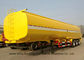 Koolstofstaal 3 de Semi Aanhangwagen van de Assentank voor Diesel, Olie, Benzine, Kerosinevervoer leverancier
