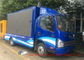 Blauwe Digitale Mobiele Reclamevrachtwagen, LEIDENE van de Reclame Volledige Kleur het Schermvrachtwagen leverancier