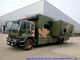 Vrachtwagen van de camouflage de Mobiele Workshop, de Openluchtcaravan van Isuzu FVZ met Slaapbed leverancier