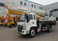 6 -8 Ton Hydraulische Vrachtwagen Opgezette Kraan met 4 OutriggerTelescopic Boom 26M - 30M leverancier