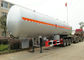 De tritank Semi Aanhangwagen van Assenlpg voor Vloeibaar de Benzinegas van 59000Liters, Butaan, Propaanvervoer leverancier
